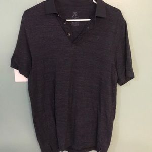 Men’s navy polo shirt